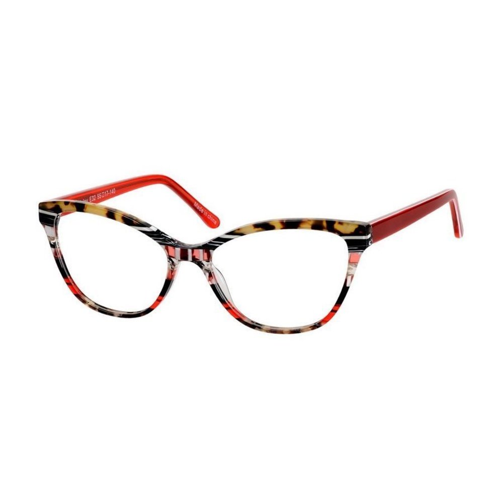 IOTA Haley Eyeglasses E32 Red Marble 55mm